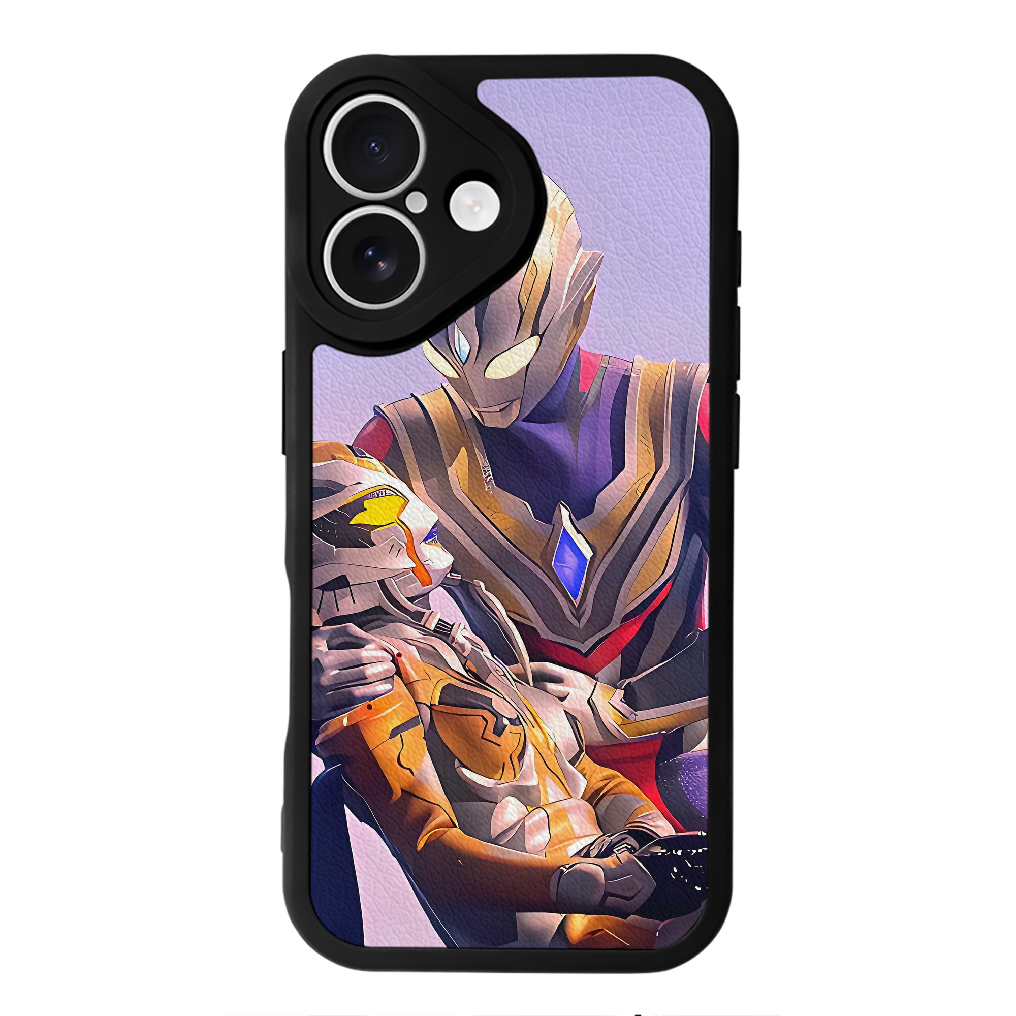 （画像用） ウルトラマン Ultraman 【iPhone 16シリーズ対応】シリコンスマホケース（レザー調） 材質：シリコン